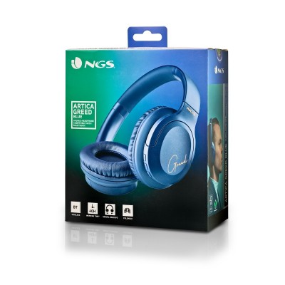 NGS ARTICA GREED Auriculares Inalámbrico y alámbrico Diadema LlamadasMúsica USB Tipo C Bluetooth Azul