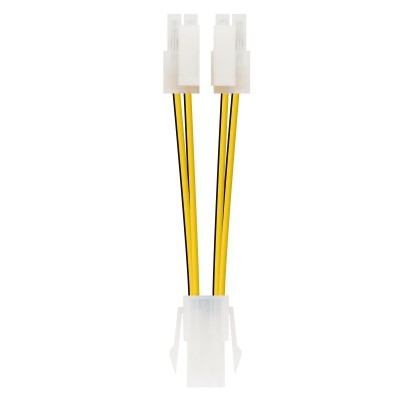 Nanocable CABLE ALIM. 4PINH-4+4PINM 15CM