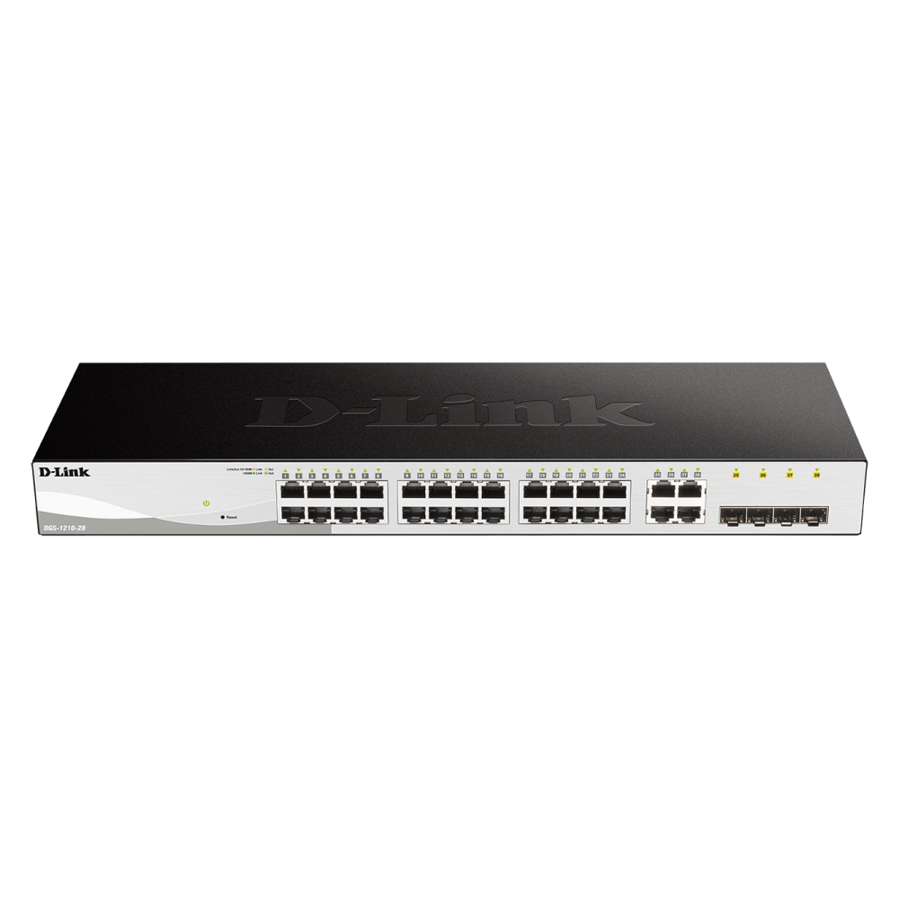 D-Link DGS-1210-28 Gestionado L2L2+ 1U Negro