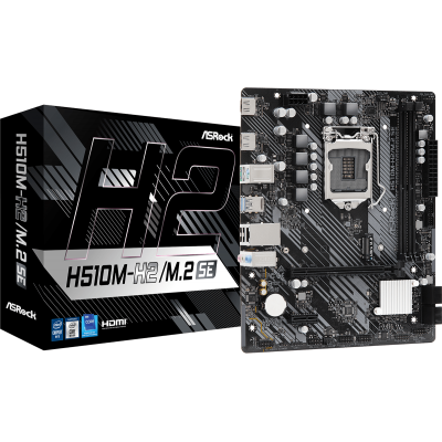 Asrock H510M-H2M.2 SE Intel H470 LGA 1200 (Socket H5) micro ATX