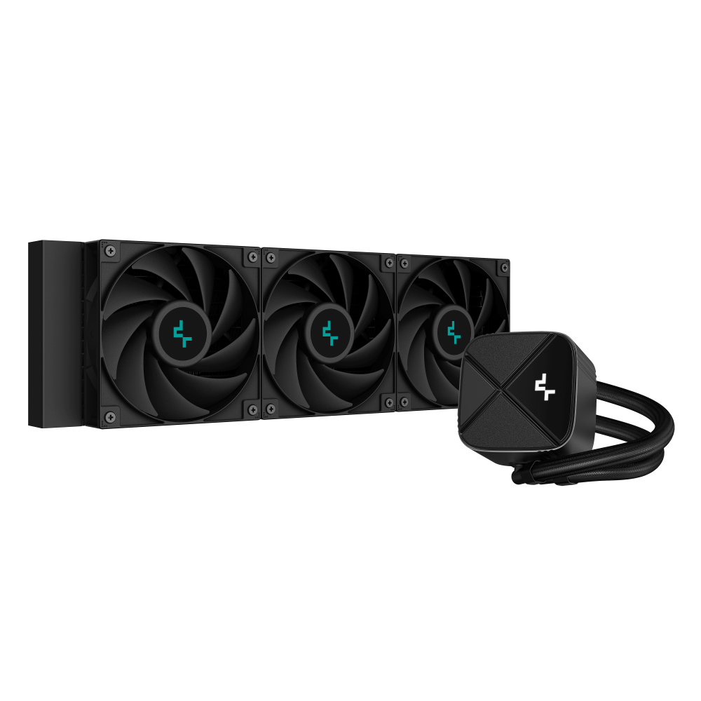 DeepCool LS720S Zero Dark Procesador Sistema de refrigeración líquida todo en uno 12 cm Negro 1 pieza(s)