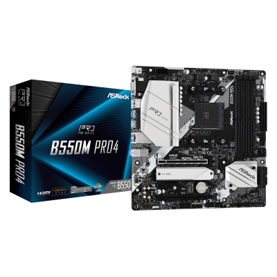 Asrock B550M Pro4 AMD B550 Zócalo AM4 micro ATX