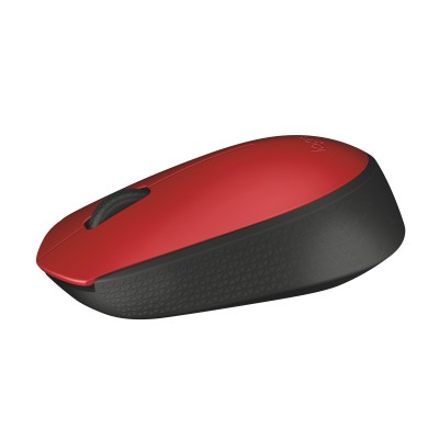 Logitech M171 Red-K ratón Ambidextro RF inalámbrico Óptico 1000 DPI