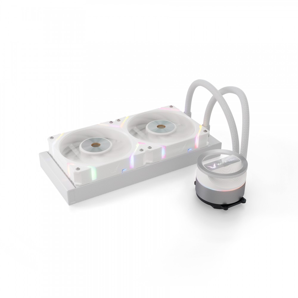 REFRIGERACION LIQUIDO CPU VALKYRIE DRAGONFANG 240 ARGB BLANCO