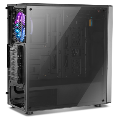 NOX Infinity Omega Midi Tower Negro