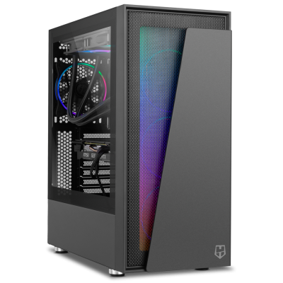 NOX Hummer Blaster Midi Tower Negro