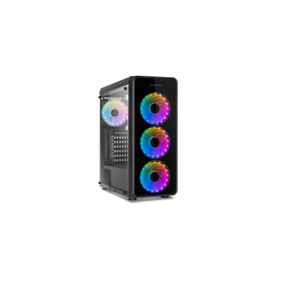 NOX Hummer TGM Midi Tower Negro