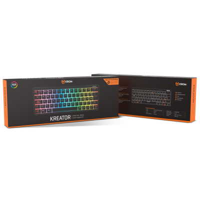 Krom Kreator teclado USB Negro