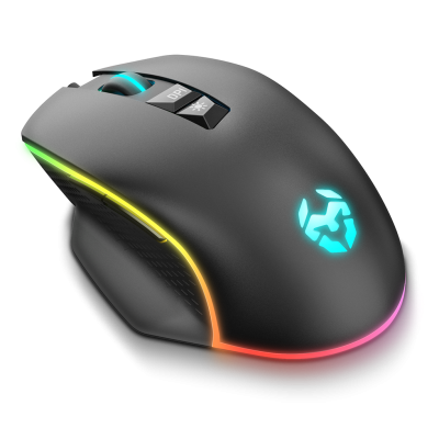 Krom Keos ratón mano derecha USB tipo A Óptico 6400 DPI