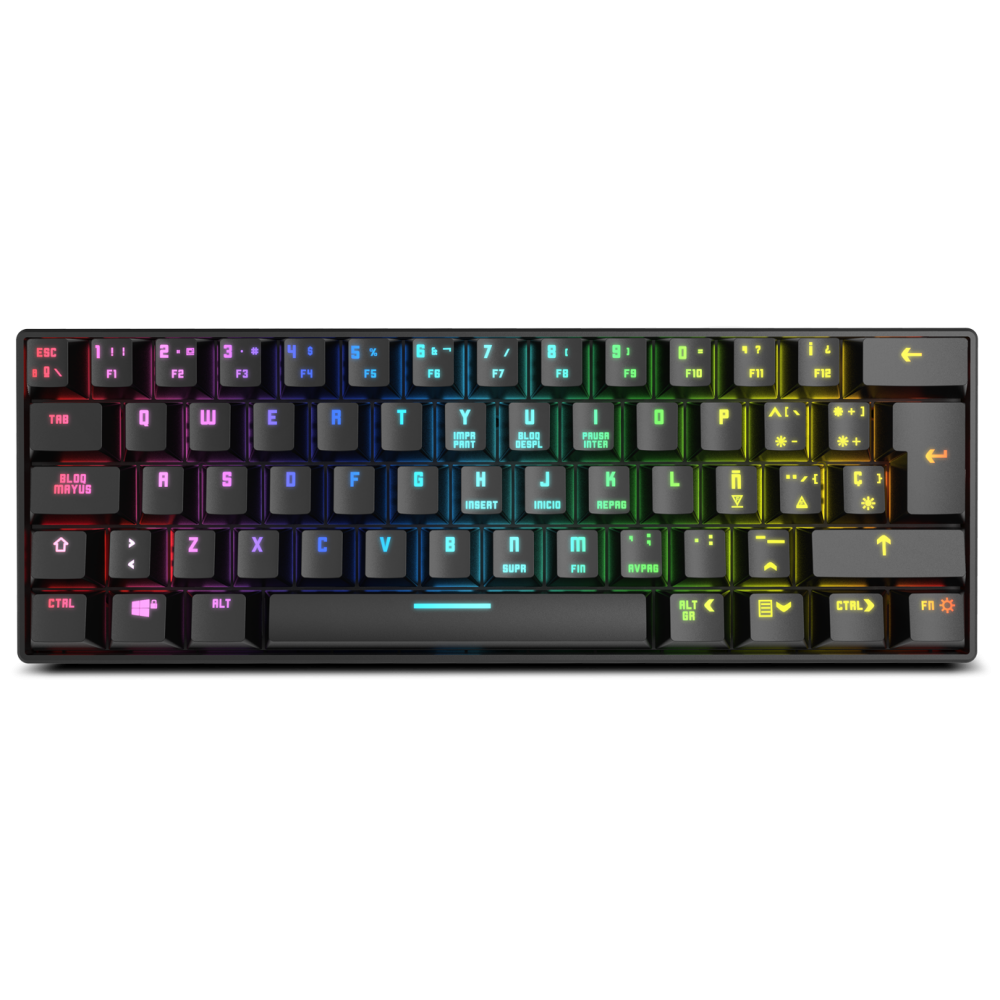 Krom Kluster teclado USB + Bluetooth Negro