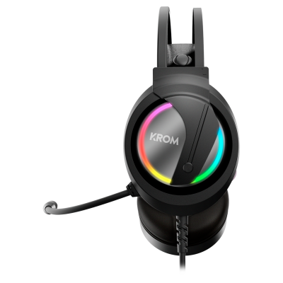 Krom Kappa Auriculares Alámbrico Diadema Juego Negro