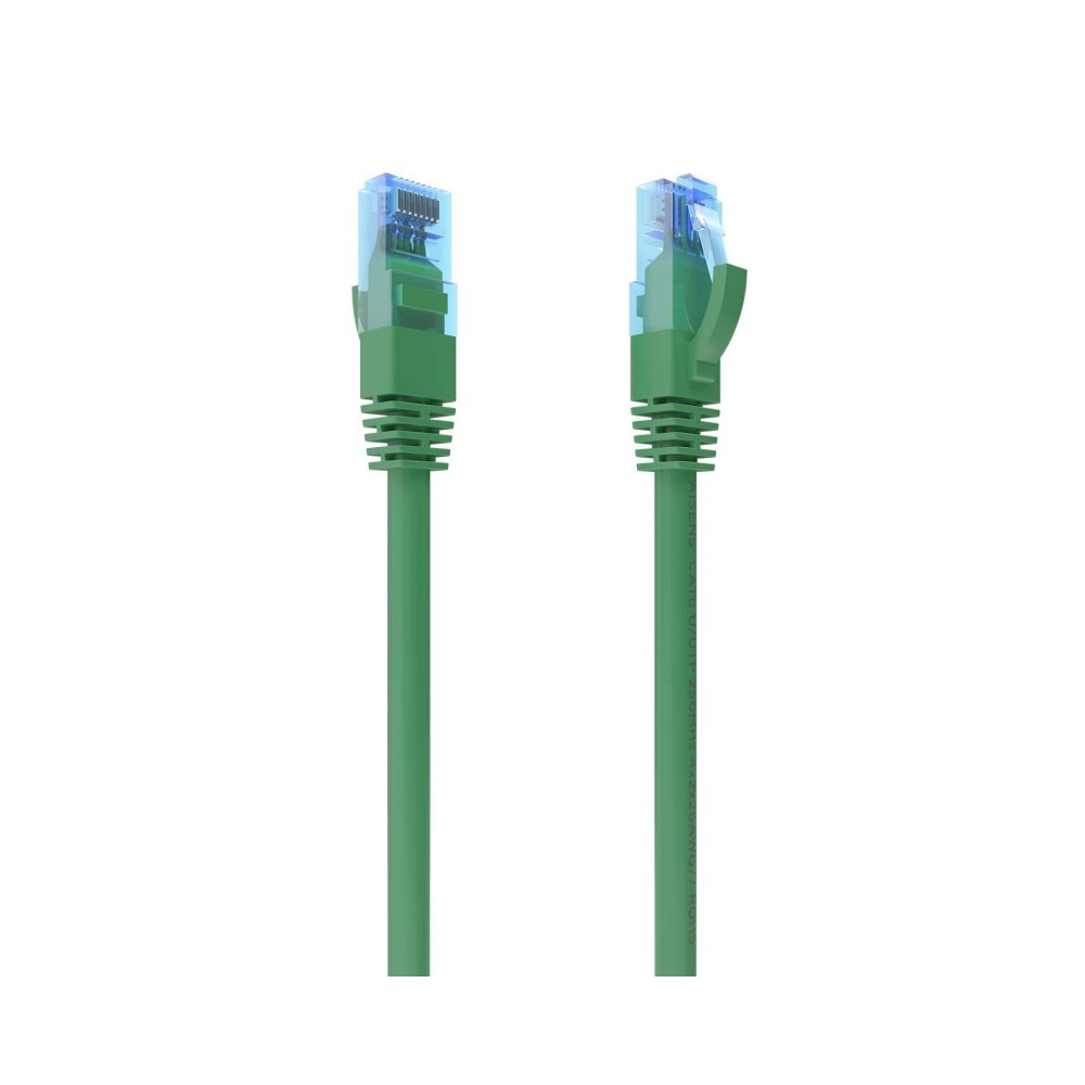 AISENS Cable De Red Latiguillo RJ45 Cat.6 UTP AWG26 CCA, Verde, 3.0 m