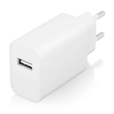 AISENS Cargador USB 10W alta eficiencia, 5V2A, Blanco