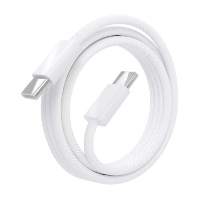 AISENS Cable USB 2.0 3A 60W Apple, tipo USB-CM-USB-CM, Blanco, 2.0m