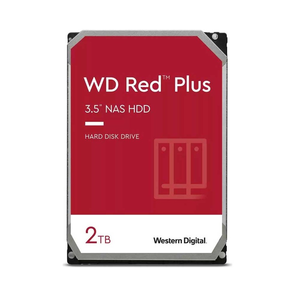Western Digital Red Plus WD20EFPX disco duro interno 3.5" 2 TB SATA