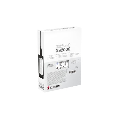 Kingston Technology XS2000 500 GB Negro, Plata