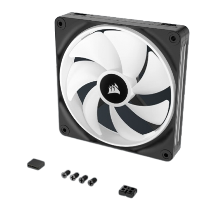 Corsair CO-9051004-WW sistema de refrigeración para ordenador Carcasa del ordenador Ventilador 14 cm Negro, Blanco 2 pieza(s)