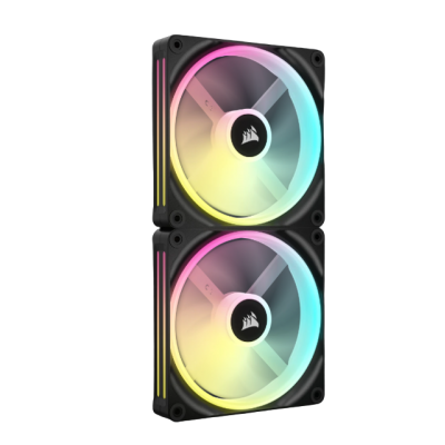 Corsair CO-9051004-WW sistema de refrigeración para ordenador Carcasa del ordenador Ventilador 14 cm Negro, Blanco 2 pieza(s)