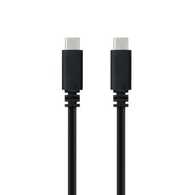 Nanocable Cable USB 2.0 3A, tipo USB-CM-USB-CM, Negro, 1.5 m