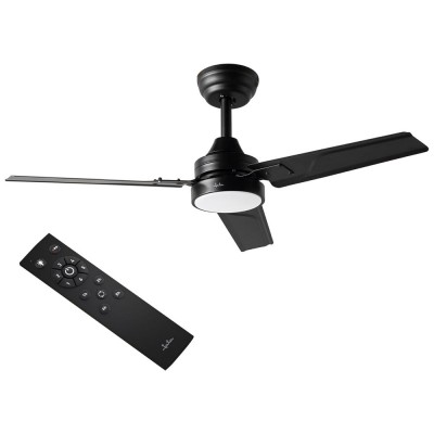 JATA JVTE4234 - Ventilador de Techo con Luz con Mando a Distancia. 6 velocidades. 3 Aspas. Función Verano-Invierno