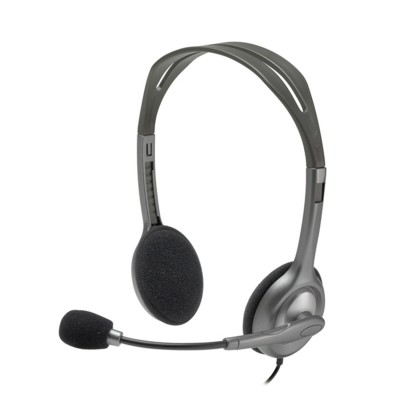 Logitech H111 Auriculares Alámbrico Diadema OficinaCentro de llamadas Gris
