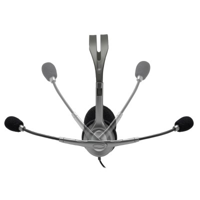 Logitech H111 Auriculares Alámbrico Diadema OficinaCentro de llamadas Gris