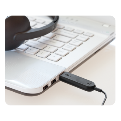 Logitech H340 Auriculares Alámbrico Diadema OficinaCentro de llamadas USB tipo A Negro