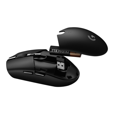 Logitech G G305 ratón Juego mano derecha RF Wireless + Bluetooth Óptico 12000 DPI