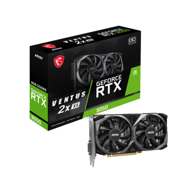MSI VENTUS GEFORCE RTX 3050 2X XS 8G OC tarjeta gráfica NVIDIA 8 GB GDDR6