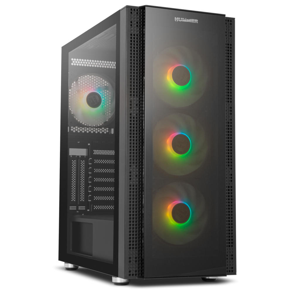 NOX Hummer Horus Midi Tower Negro