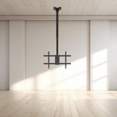 TooQ Soporte de Techo para Pantallas 43"-86", Negro