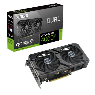 ASUS Dual -RTX4060TI-O16G-EVO NVIDIA GeForce RTX 4060 Ti 16 GB GDDR6
