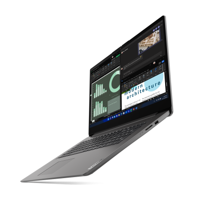 Lenovo V V17 Intel® Core™ i7 i7-1355U Portátil 43,9 cm (17.3") Full HD 16 GB DDR4-SDRAM 512 GB SSD Wi-Fi 6 (802.11ax) Windows 1