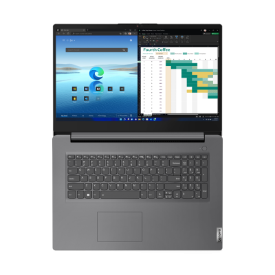 Lenovo V V17 Intel® Core™ i7 i7-1355U Portátil 43,9 cm (17.3") Full HD 16 GB DDR4-SDRAM 512 GB SSD Wi-Fi 6 (802.11ax) Windows 1