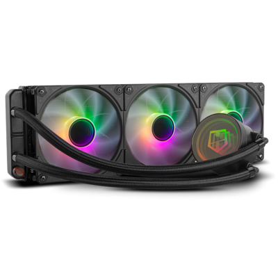 NOX NXHUMMERM360ARGB sistema de refrigeración para ordenador Procesador Sistema de refrigeración líquida todo en uno 12 cm Negr
