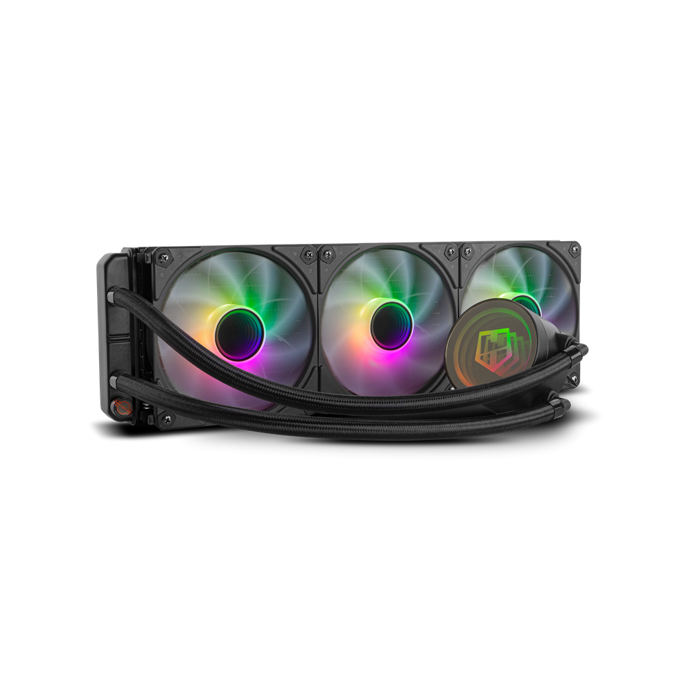 NOX NXHUMMERM360ARGB sistema de refrigeración para ordenador Procesador Sistema de refrigeración líquida todo en uno 12 cm Negr