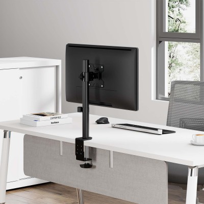 AISENS Soporte de mesa eco giratorio e inclinable para monitorTV 10kg de 17-32, Negro