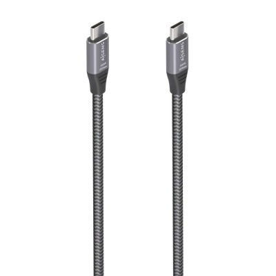 AISENS Cable USB 3.2 Gen2x2 Aluminio 20Gbps 8K@30Hz 5A 100W E-Mark, Tipo USB-CM-USB-CM, Gris, 3.0m