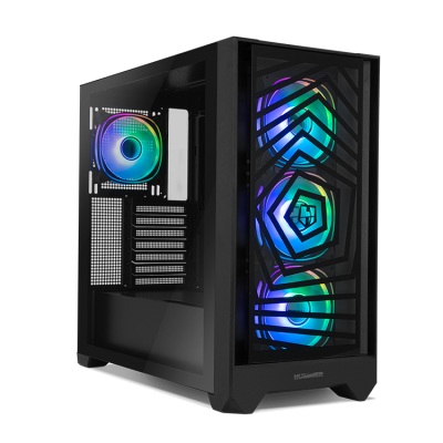 NOX Hummer PLASMA Midi Tower Negro