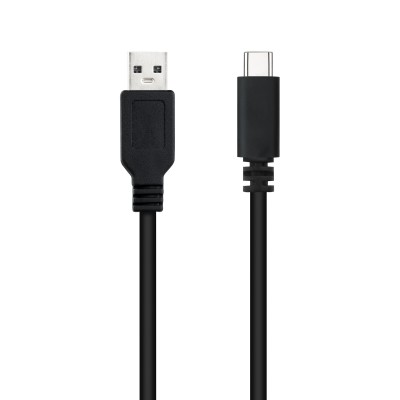 Nanocable Cable USB 2.0 3A, tipo USB-CM-AM, Negro, 1.5 m