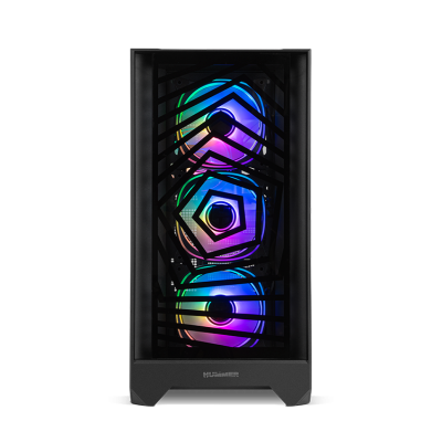 NOX Hummer PLASMA Midi Tower Negro