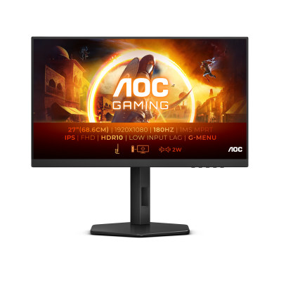 AOC G4 27G4X pantalla para PC 68,6 cm (27") 1920 x 1080 Pixeles Full HD LED Negro