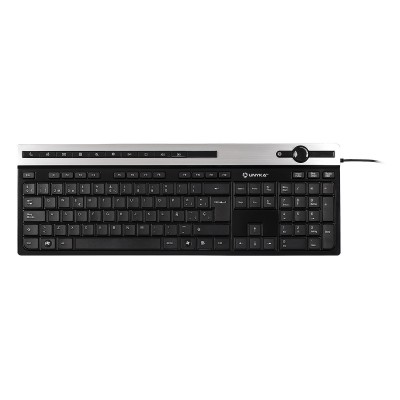 UNYKAch A 2930 teclado Hogar USB QWERTY Negro, Plata