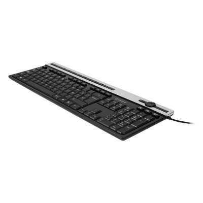 UNYKAch A 2930 teclado Hogar USB QWERTY Negro, Plata