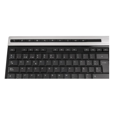 UNYKAch A 2930 teclado Hogar USB QWERTY Negro, Plata