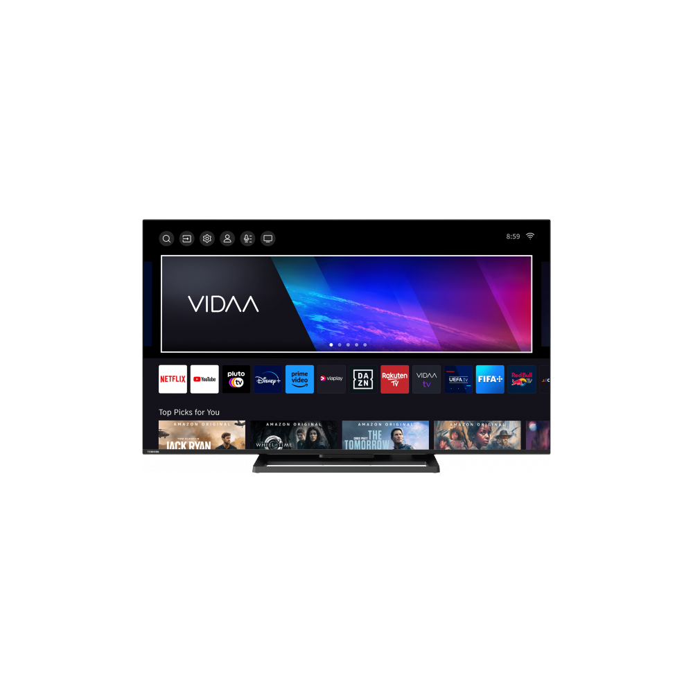 Toshiba 43UV3363DG Televisor 109,2 cm (43") 4K Ultra HD Smart TV Negro 250 cd  m²