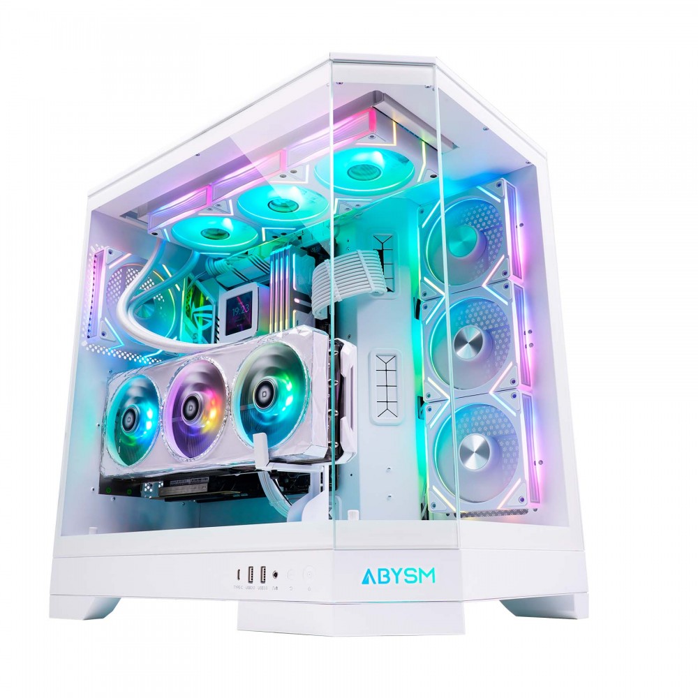 ABYSM Gaming Caja E-ATX Danube Sava H600 White