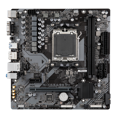 GIGABYTE B650M S2H Placa base - AMD Ryzen serie 9000, VRM de 5+2+2 fases, hasta 6400 MHz DDR5 (OC), 1xPCIe 4.0 M.2, LAN GbE, US
