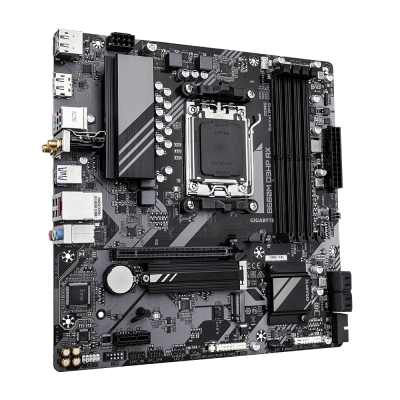 GIGABYTE B650M D3HP AX Placa base - AMD Ryzen serie 9000, VRM de 5+2+2 fases, hasta 7600 MHz DDR5 (OC), 2xPCIe 4.0 M.2, LAN 2,5