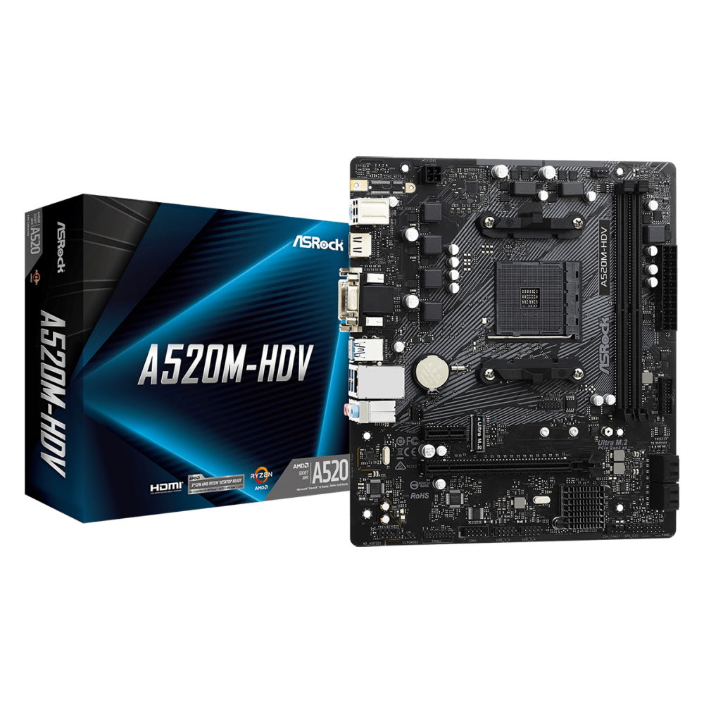 Asrock A520M-HDV Zócalo AM4 micro ATX